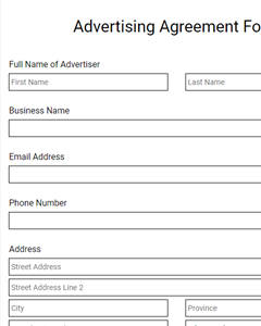 Advertising Order Form Template from www.formwarepro.com